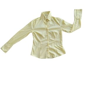 H&M Women's Button Up Blouse Yellow Size 4